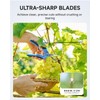 Fondwell 6.5" Garden Scissors Plant Shears: Micro Tip Pruning Shears