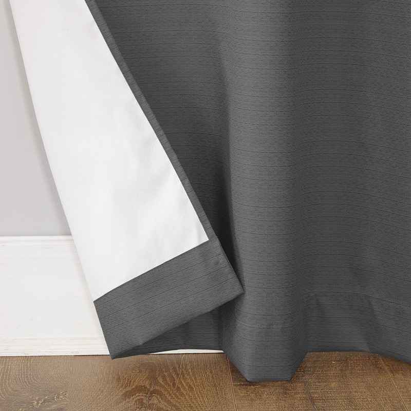 Sun Zero Cooper Thermal Insulated Room Darkening Grommet Curtain Panel,