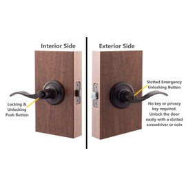 Copper Creek WL2231TB Waverlie Lever, Tuscan Bronze