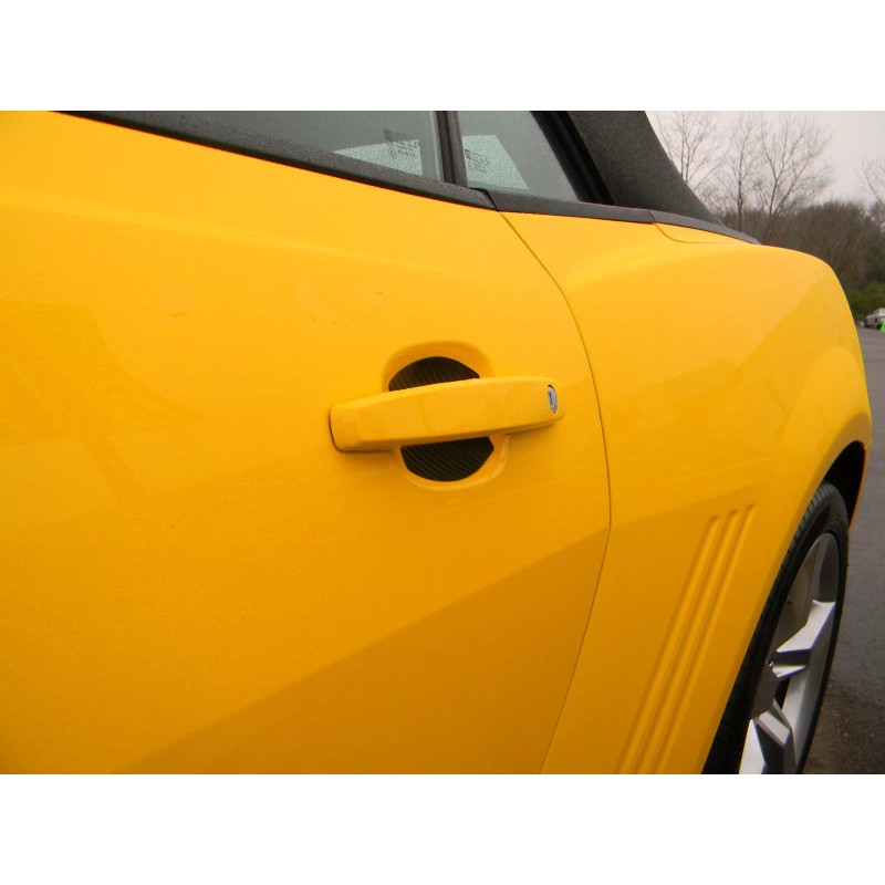 Cupeez Carbon Fiber Door Handle Scratch Protector Guard Trim Fits