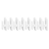 8Pcs Wall Self Adhesive Curtain Hooks White Reusable Plastic Curtain