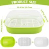 DOERDO Microwave Steamer with Lid, Plastic Vegetable Steamer for Cooking
