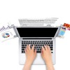 NIHUIFA Monitor Document Paper Holder for Laptops & Desk Monitors,