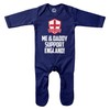 Purple Print House Me and My Daddy Support England Romper