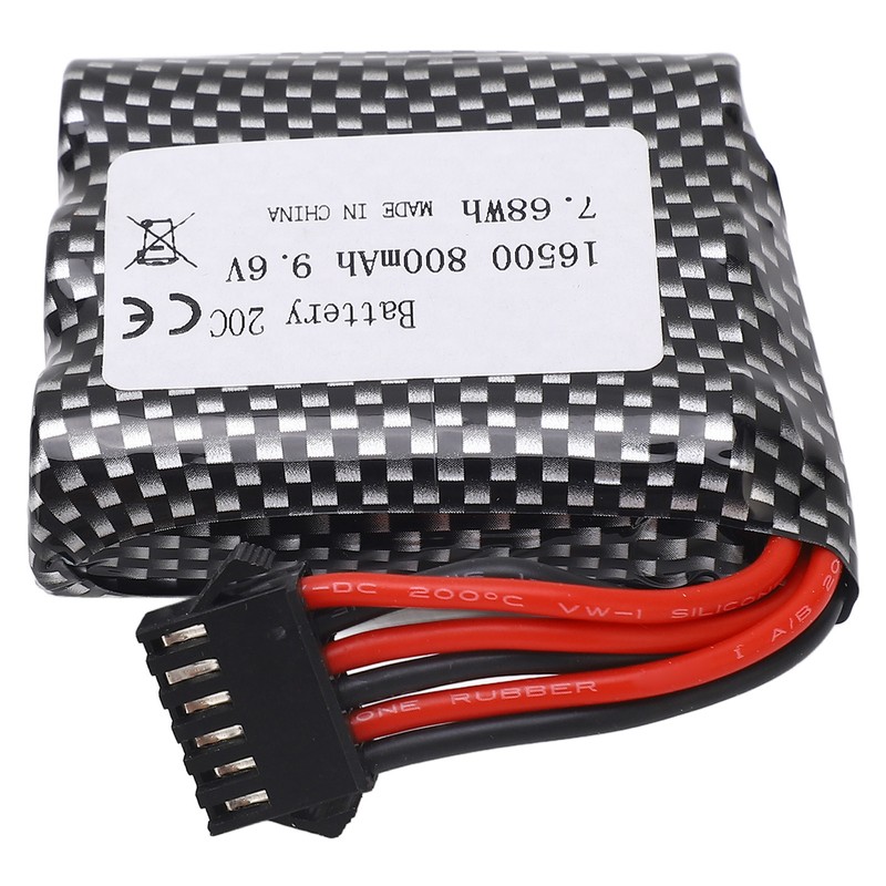 9.6V RC Car Lithium Battery Long Lasting Easy Ro Use