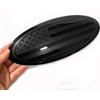 12 inch Front Grille Tailgate Rear Aluminum Overlay American Black