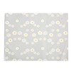 30PCS Frosted Slide Zip Plastic Bags Daisy Pattern Reusable Lightweight
