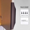 Shozafia 5 Pack Finger Pulls for Cabinets, Streamlined Long Concealed