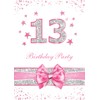 Olivia Samuel 20 x 13th Birthday Party Invitations from Pink