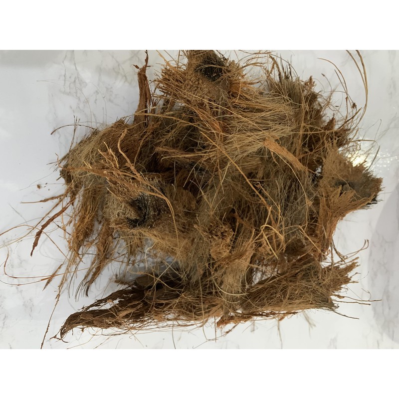 Natural Coconut Husk Fibres, Raw Coir Material, Brown