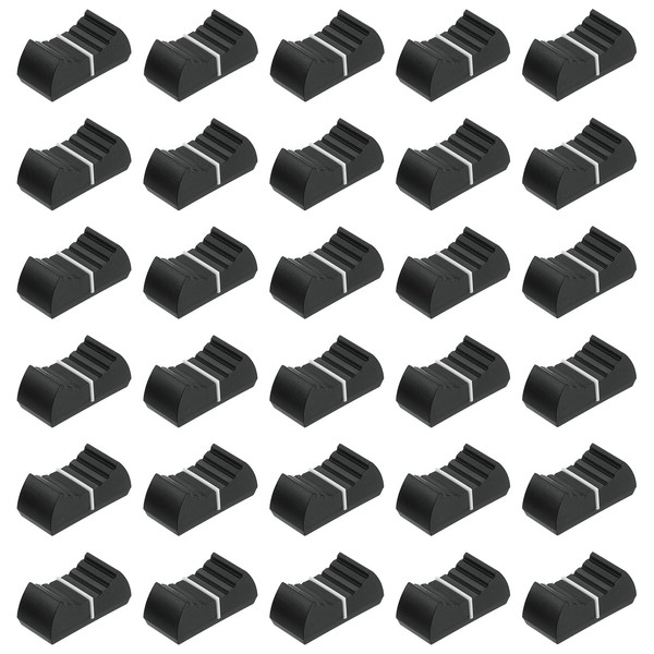uxcell Straight Slide Potentiometer Flat Push Knob Plastic Flat Push
