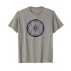 Beautiful Compass Sailing Hiking Travel Adventure T-Shirt