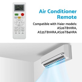 ALL IN RED BOX Air Conditioner Remote Control Replacement Suitable for Haier AS26TB1HRA, AS35TB1HRA, AS26TB4HRA