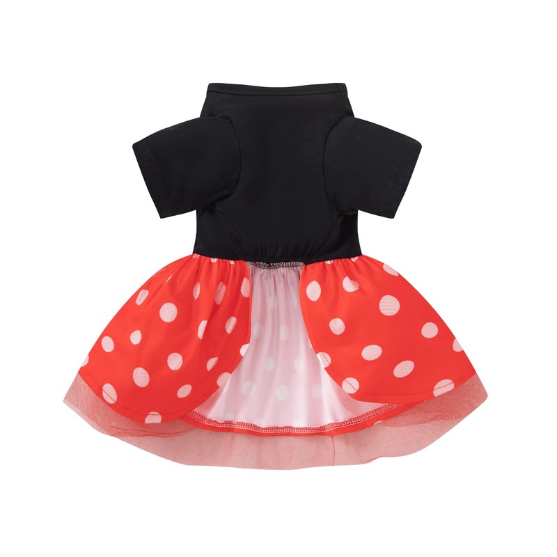 Vestido de mouse rojo de Halloween para perro (XL)