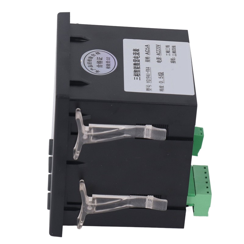 3 Phase Current Meter LED Digital Display Ammeter Programmable Intelligent