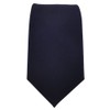 TigerTie - Slim Designer Tie in Plain Rips Patterned, Blue,