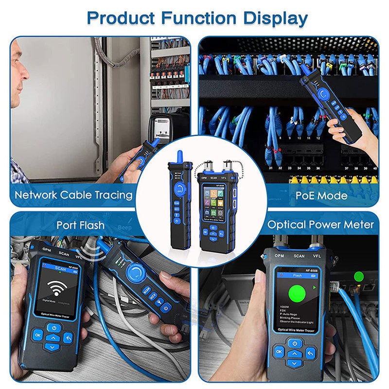 Network Wire Finder Optical Wire Meter Tracer Digital Fiber Optic