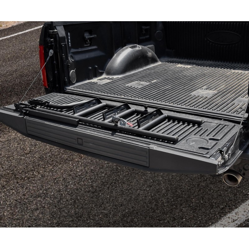 42" Foldable Pickup Truck Tailgate Ladder with Grab Handle |