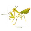 Gatuida 3 Pcs Mantis Shape Iron Garden Ornament Vivid Hanging