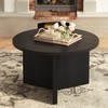 Luoxiao Coffee Table for Small Space, Minimalist Modern Table for