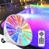 LED Pool Light Bulb: 120V 45W RGBW Pool Light for