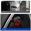 ZNDAW 4 PCS Skull Style Tire Valve Stem Caps, Dustproof