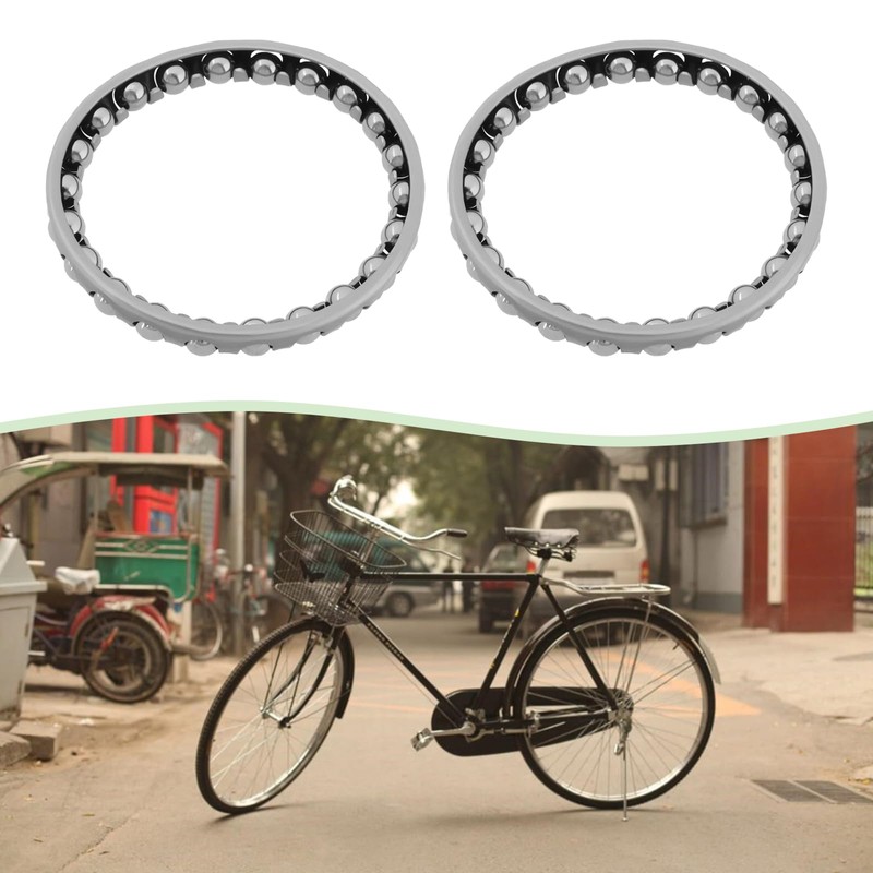 SG Store 12Pcs 5/32 Inch Bicycle Headset Caged Ball Bearing