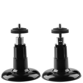 OOTSR (2 Pack) Security Camera Wall Mount indoor/outdoor, Adjustable Bracket Camera Ceiling Mount for Arlo, Arlo Pro and Other Compatible Models (Black)