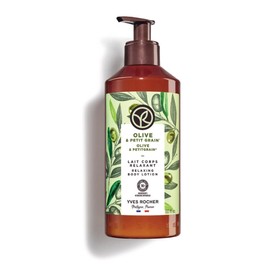 Yves Rocher Loción de leche corporal de Oliva y Naranjo amargo relajante - 13.2 fl oz. / 13.1 onzas líquidas (390 ml)