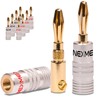 NEXMEX Banana Plug 4 mm – Set of 10 Plugs