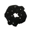 Vingtaine HS-164-BK- Velour, Big, Scrunchy, Elegant, Volume, Hair Access, Stylish,