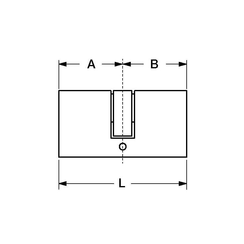 Assa Abloy 3710033 Yale 0901002 Cylinder Oval 54 mm 27