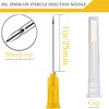 100Pack 25Ga 1Inch/25mm with Cap Dispensing Needla Accessories Disposable Lab