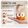 Kitchen Timer, Cute Cartoon Animal Not-Battery Countdown Timer for Banking,Sport,Study