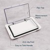 KITCHENDAO Airtight Flip-Top Butter Dish with Lid for Countertop and