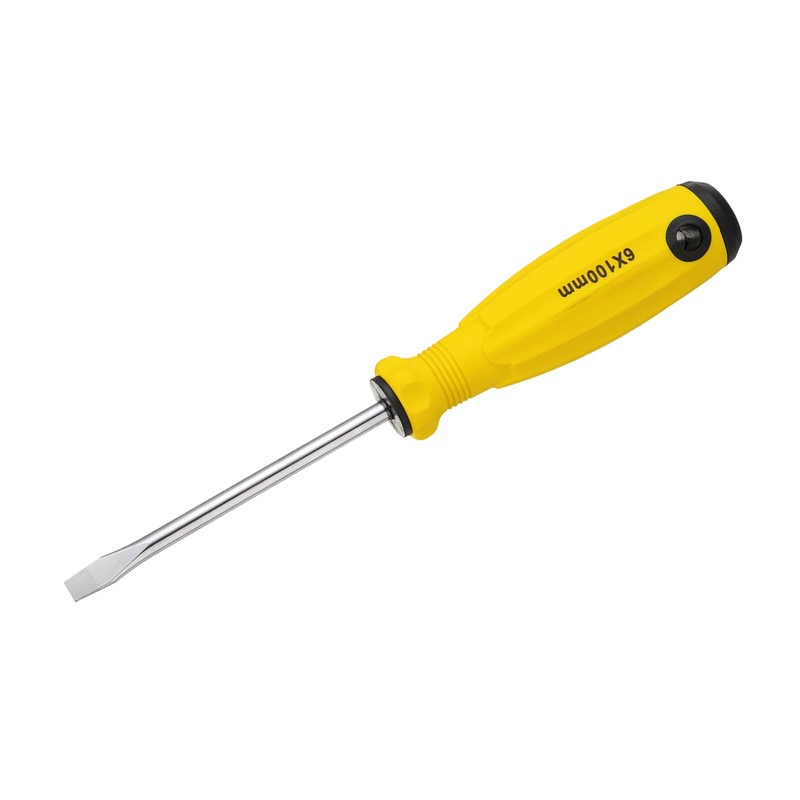 sourcing map SL6 Flat Head Screwdriver 8.5" Magnetic Slotted Screwdrivers