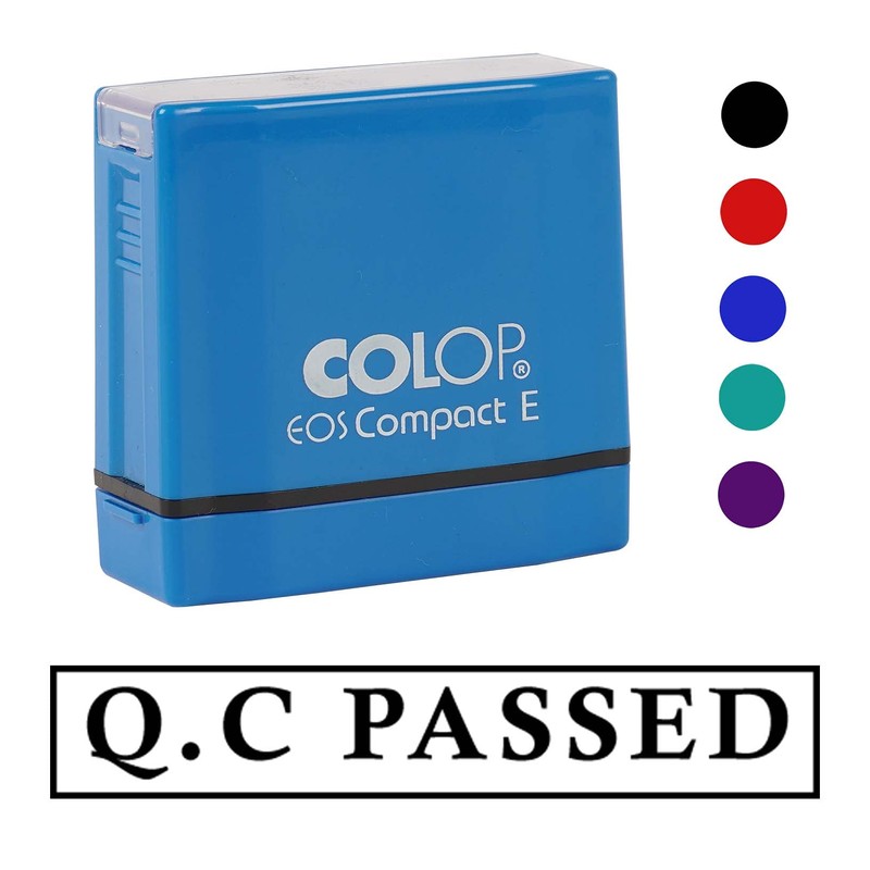 Printtoo Q.C Passed Self Inking Rubber Stamp Pre-Inked Office Stamp-