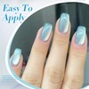 BORN PRETTY Blue Cat Magnetic Eye Gel Nail Polish Rainbow