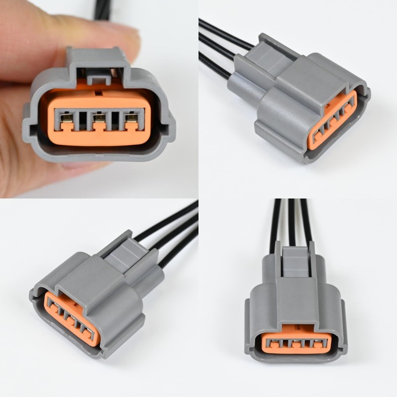 2PCS Turn Signal Light Connector Pigtail Plug fit for Hyundai