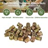 32 Sets Wood Inserts & Bolts Assortment Kit for Furniture,