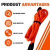 YINGYUDZSW Kinetic Recovery Rope 48000lbs(1" x30ft Orange) Heavy Duty Offroad