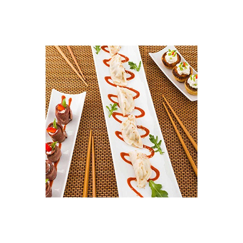 Restaurantware-Shinto 17 Inch x 4 Inch Rectangular Serving Plate, 1
