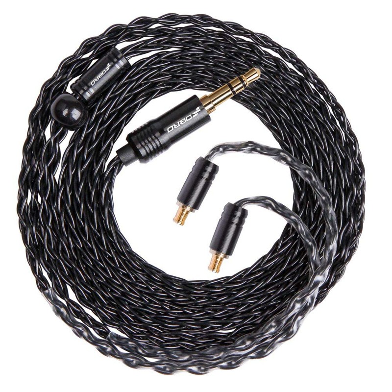 FDBRO 8 Core Earphone Upgrade Cable, Aluminum Alloy CD Texture