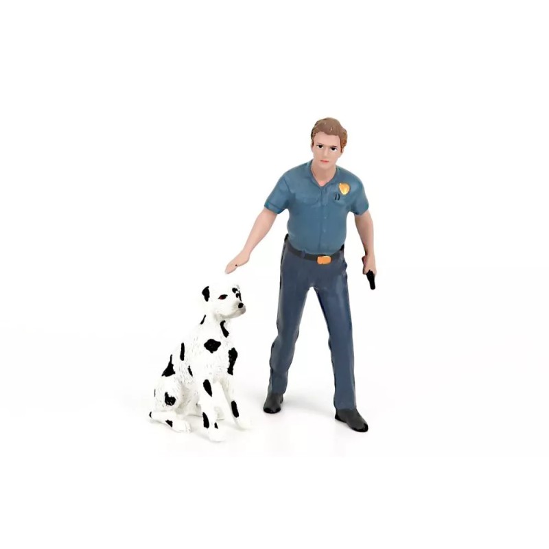 American Diorama Firefighters - Fire Dog Training - American Diorama