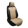 Black Panther Polyurethane (PU) Leather Seat Covers, Car Front Seats,