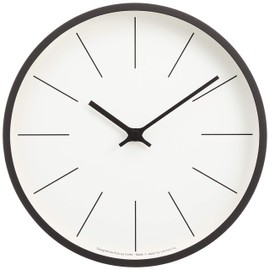Lemnos Lemnos Radio Watch Analog Natural Color Wood Clock Clock Line KK13-16 C Lemnos Diameter 10.0 x 1.8 inches (254 x 45 mm)
