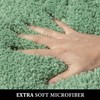 MIULEE Extra Thick Non Slip Bathroom Rug Shaggy Soft Bath