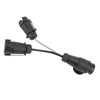 13 Pin Double Plug with 7 Pin Plug Tow Bar