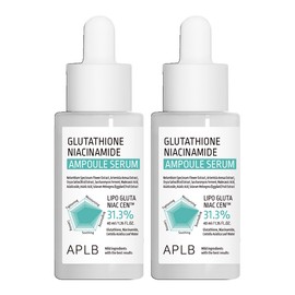 APLB 글루타치온 나이아신아마이드 앰플 세럼, 40ml, 2개 APLB Glutathione Niacinamide Ampoule Serum, 40ml, Pack of 2