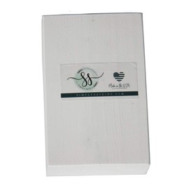 Simply Said, INC Small Talk Sign 3.5" x 5.25" Wood Block Plaque STR1282 - I Must Have Flowers Always - Monet